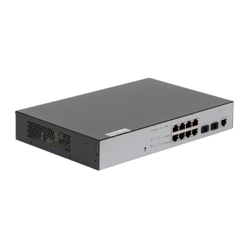 Управляемый коммутатор L2 NIKOMAX 8 Base-T 10/100/1000Mb/s портов, 2 SFP 1000Mb/s, 1 Console. 1U 19'', 220V